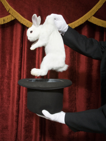 Pulling a rabbit out of a hat